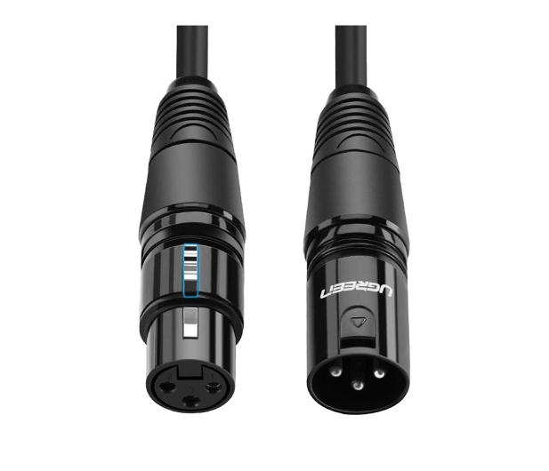 UGREEN AV130 Kabel XLR żeński do XLR męski - 10m czarny - 1489017 - zdjęcie 2